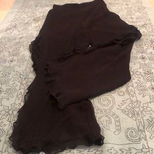 Sexy, flowy black pants! Size 2